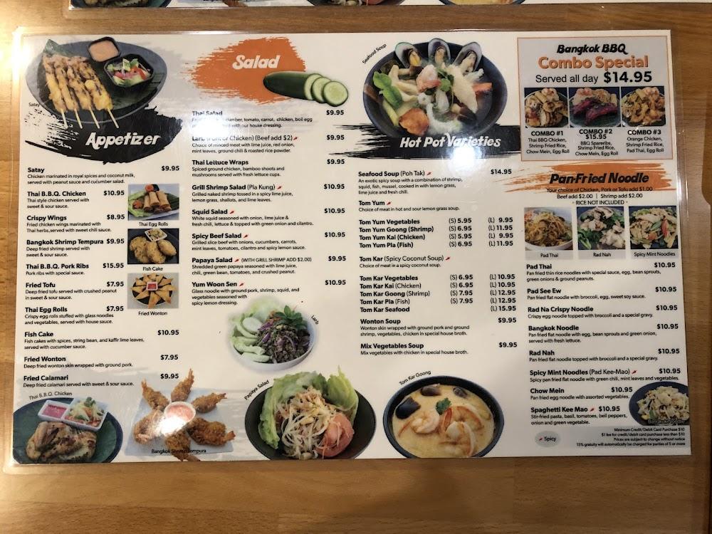 Bangkok BBQ Menu image 4